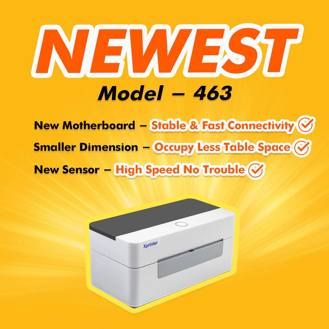 Thermal Printer 420B & 463 Thermal Printer [USB & Bluetooth & Wifi]