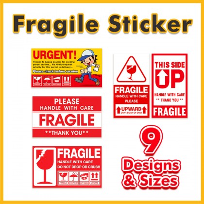 Fragile Sticker - 1000pcs / 336pcs / 500pcs Pack