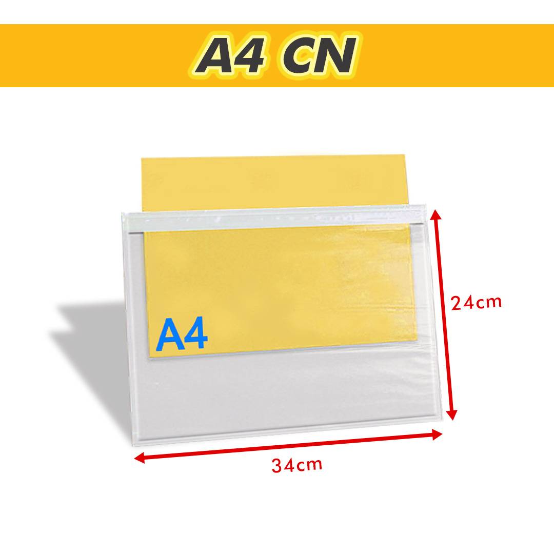 (1 PACK) Consignment Note Sticker Pocket 100pcs