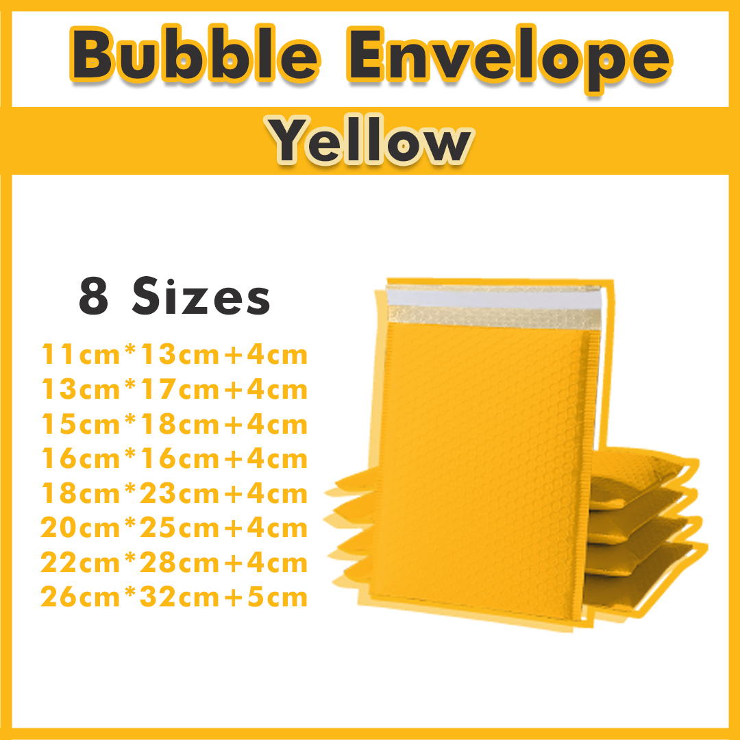 Yellow Bubble Envelope Bubble Mailer